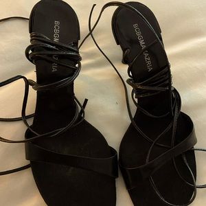 BCBG women’s strapped heels